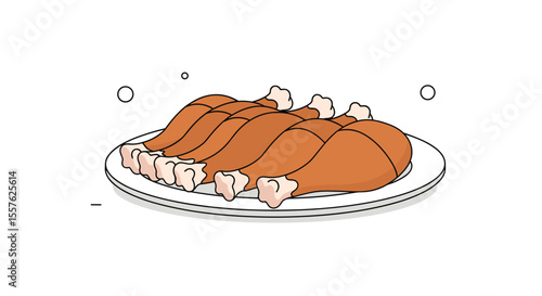 Delicious Roasted Chicken Legs Platter A Feast for Every Occasion