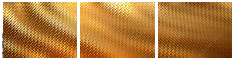 Obraz premium Glass Texture, Elegant Colorful Background, Three Tiles, Paints, Exclusive, Palette, Reflection