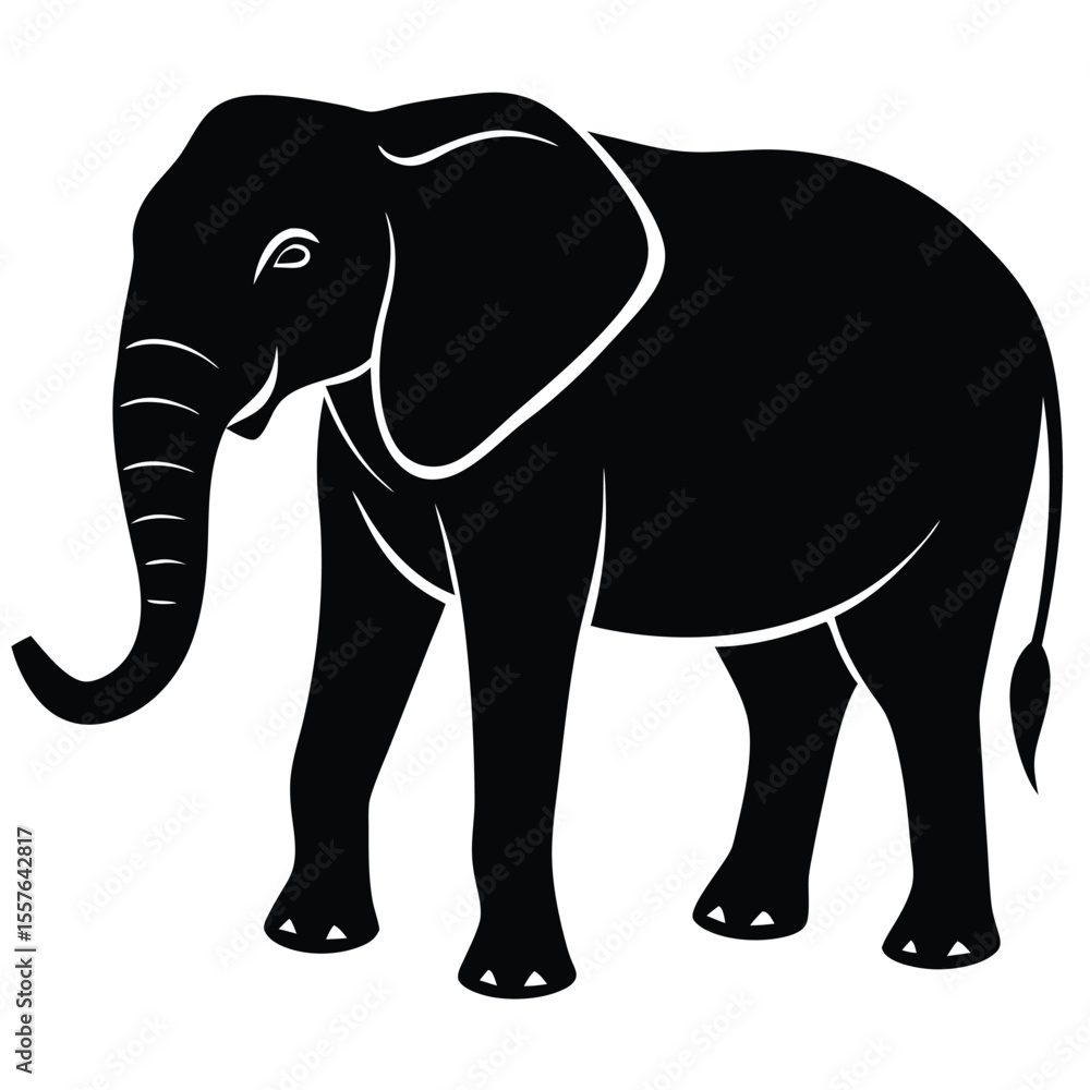 Obraz premium elephant vector illustration