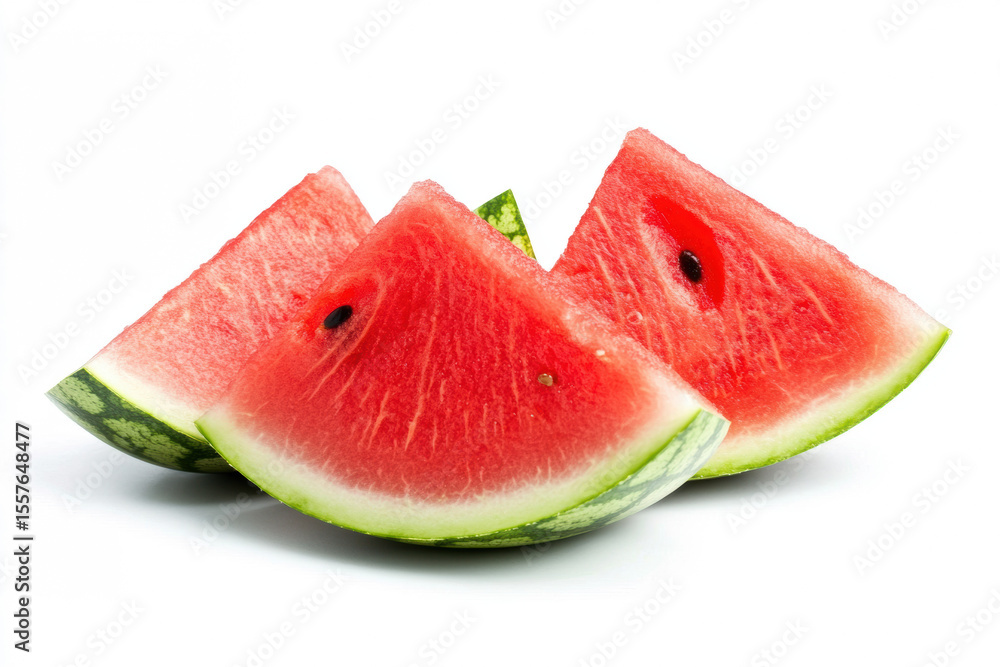 Watermelon slices isolated Watermelon slices isolated
