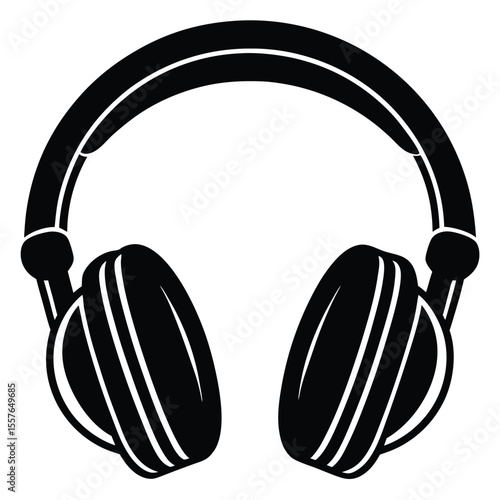 headphones isolated on white background