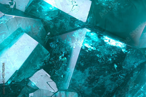 Dioptase. Specimen from Tsumeb Mine, Namibia. Micro photography extreme close-up. microscope mineral crystal photography for Scientific use.