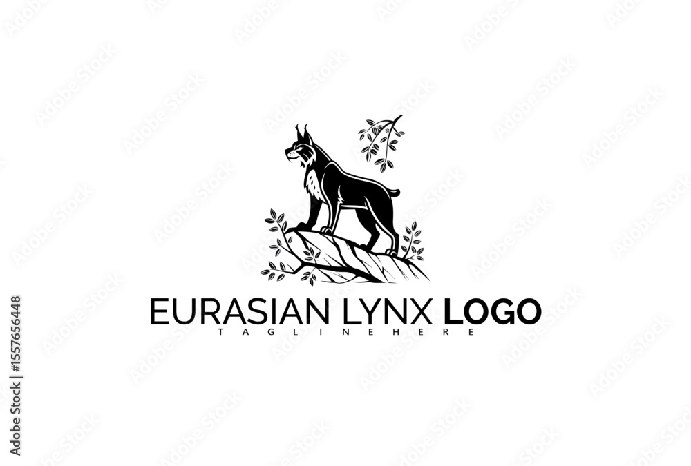 Elegant Eurasian Lynx Logo Design in a Resting Pose Among Trees. Perfect for Mindful Nature Retreats, Eco Health Products, and Quiet Environmental Brand Identity.
Elegant Eurasian Lynx Logo Design in a Resting Pose Among Trees. Perfect for Mindful Nature Retreats, Eco Health Products, and Quiet Environmental Brand Identity.