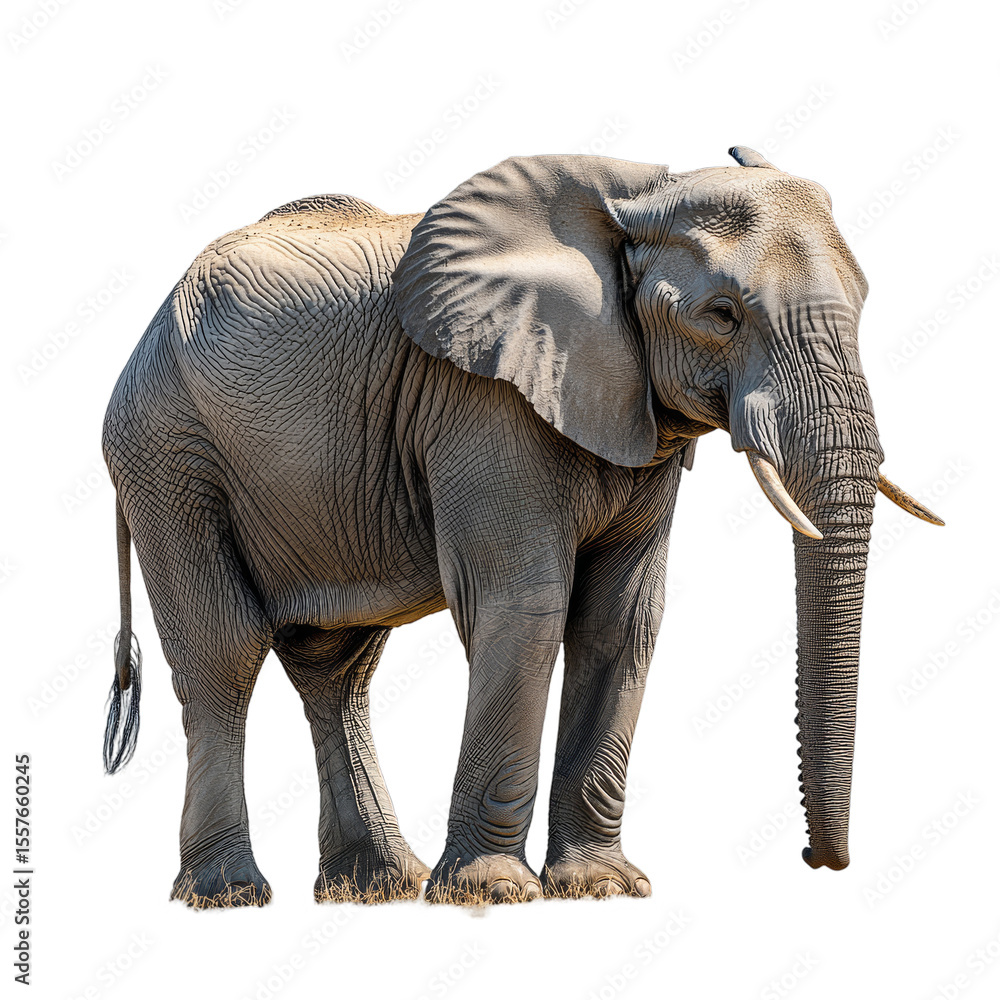 Fototapeta premium Explore the Splendor of Elephants: Majestic Mammals Embodying Nature's Grandeur and Vital Ecosystems in Their Habitats