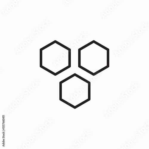 close molecules icon sign vector
