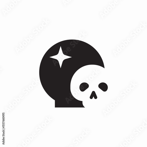 dead sphere icon sign vector