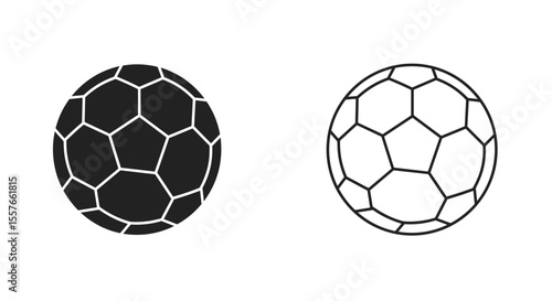 Two stylized eggs with geometric patterns one solid black and one with black outline