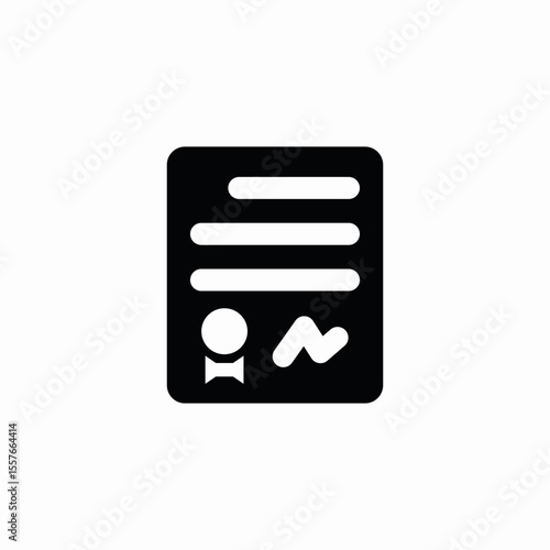 contract sign icon sign vector
