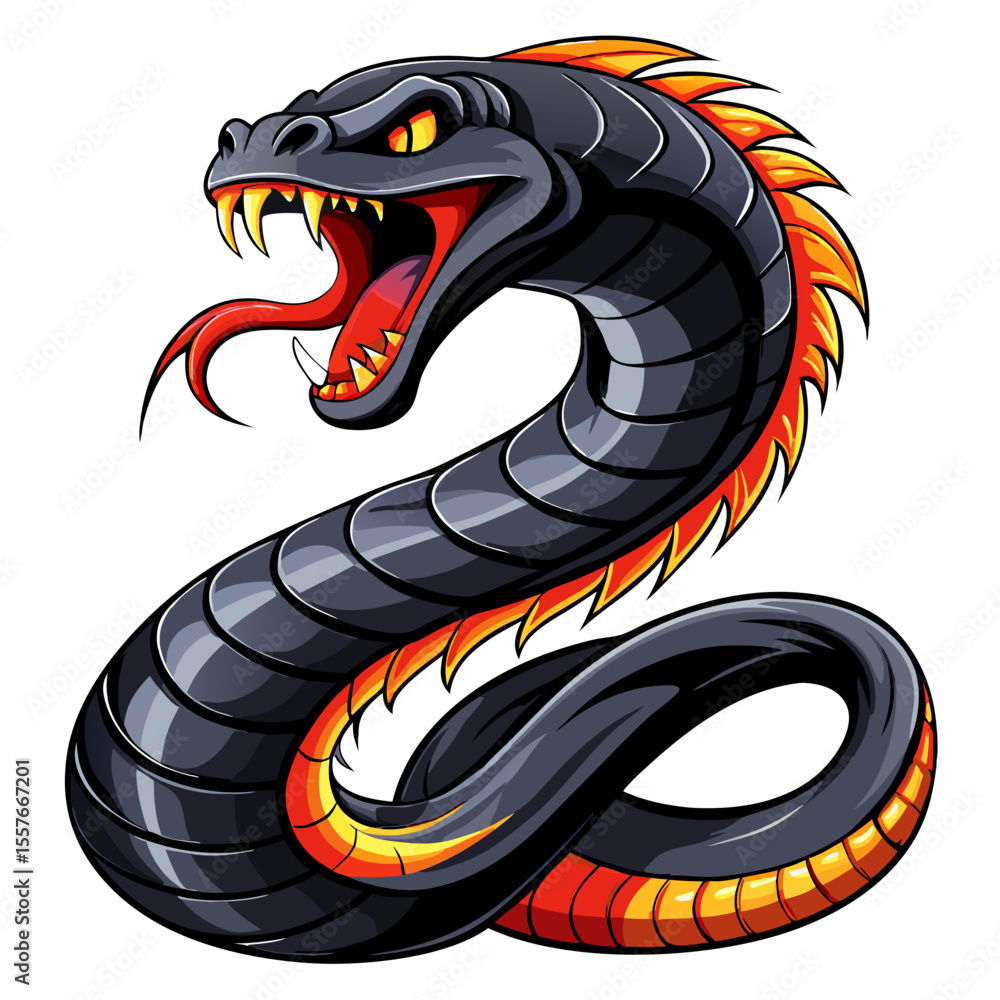 Obraz premium vector image of a dragon