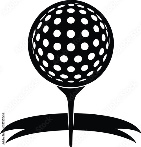golf ball vector illustration
