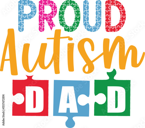 Proud Autism dad SVG