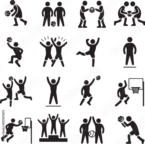 Basketball Dunk Silhouette in Action

Player Dribbling the Ball Vector Design

Slam Dunk Sports Silhouette Scene

Street Basketball Game Silhouette Art

Basketball Shooter in Motion Vector