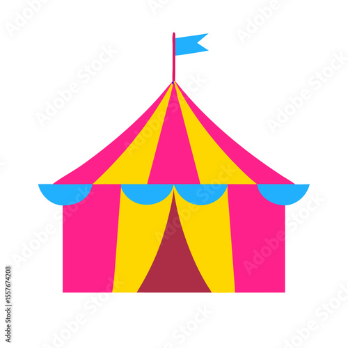 circus tent vector illustration