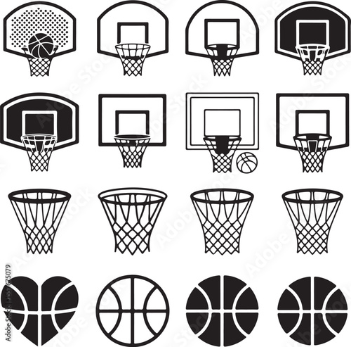 Basketball Dunk Silhouette in Action

Player Dribbling the Ball Vector Design

Slam Dunk Sports Silhouette Scene

Street Basketball Game Silhouette Art

Basketball Shooter in Motion Vector