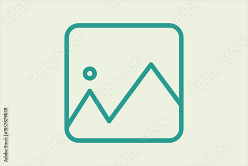 Free Download Gallery icon. icon related to UI elements. suitable for web site, app, user interfaces,element, printable etc. line icon style. simple vector design editable - GFXLoad