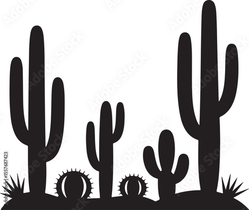 Cactus Silhouette Clipart – Desert and Succulent SVG Bundle

Desert Cactus Vector – Southwestern Plant Silhouette Design

Succulent and Cactus Silhouettes – Digital Cut Files for Cricut

Prickly Cactu