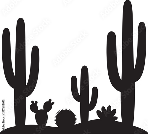 Cactus Silhouette Clipart – Desert and Succulent SVG Bundle

Desert Cactus Vector – Southwestern Plant Silhouette Design

Succulent and Cactus Silhouettes – Digital Cut Files for Cricut

Prickly Cactu