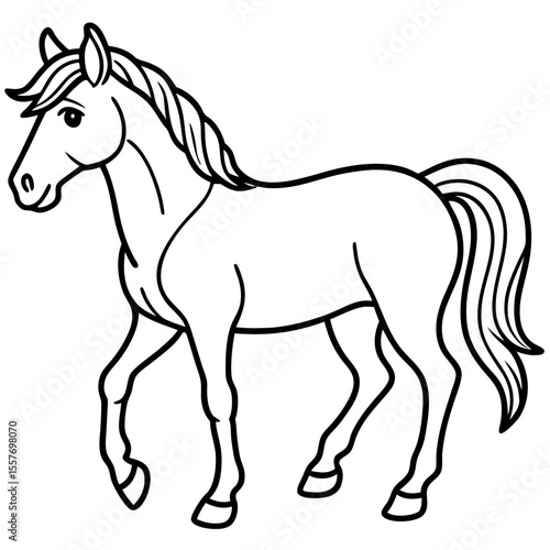 Wallpaper Mural horse---neck-body---legs-and-mane---finalize-featu Torontodigital.ca