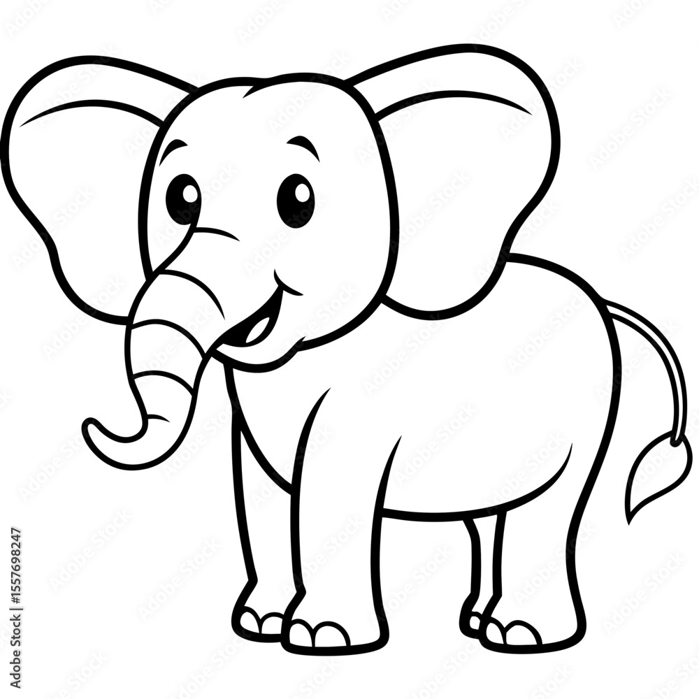 elephant---3-step-cartoon-elephant--circles elephant---3-step-cartoon-elephant--circles