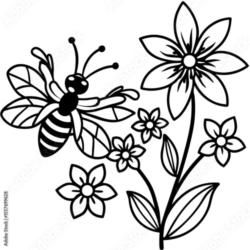  flowers-with-honey-bees--natural