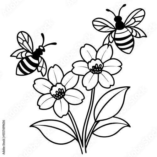  flowers-with-honey-bees--natural