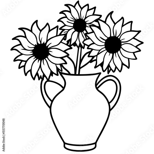 sunflowers-in-a-rustic-vase--farmhouse-style