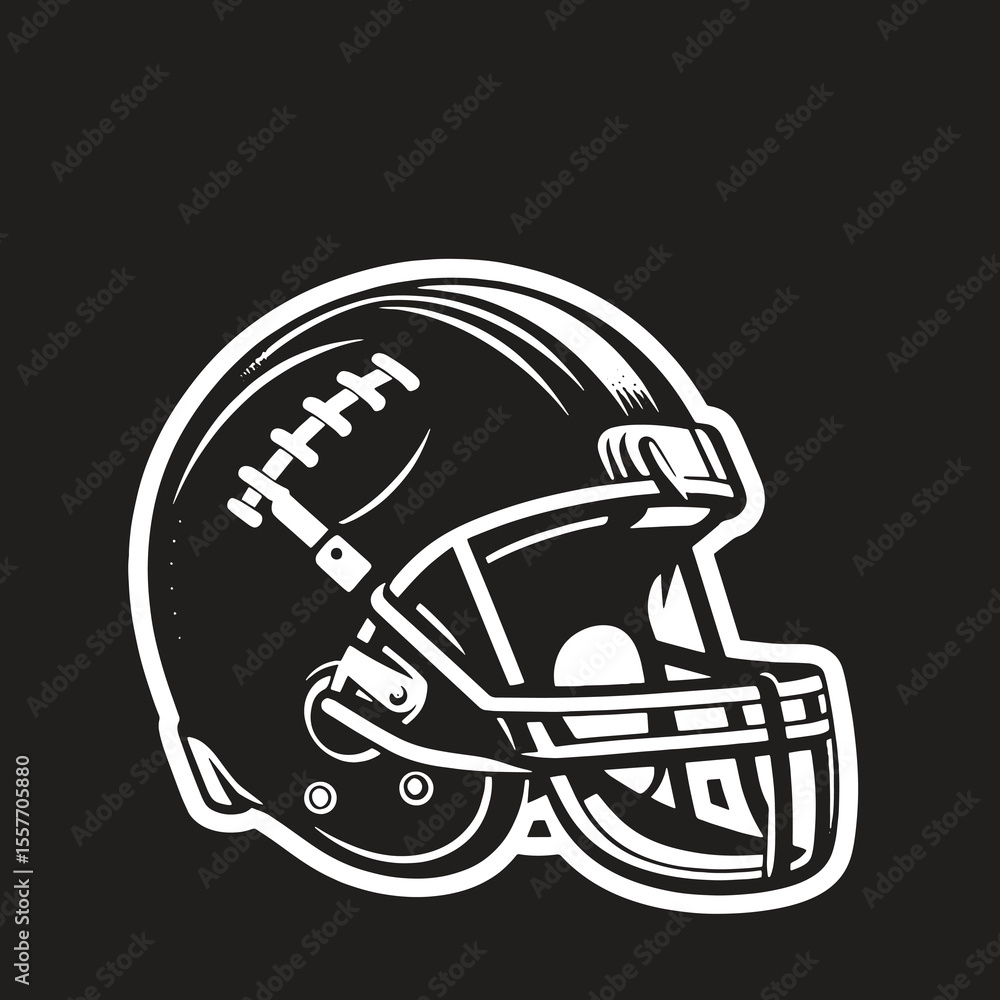 Fototapeta premium American Football Helmet