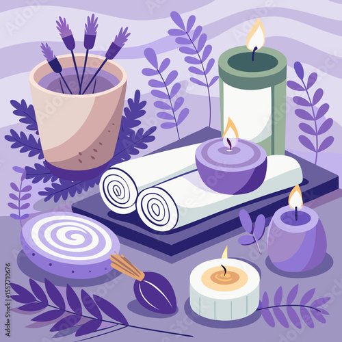 set of candles