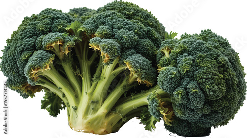 broccoli on a white background