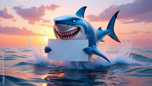 shark in the sea