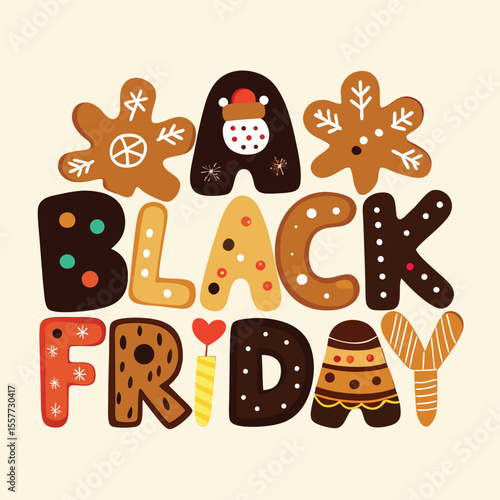 black friday  gingerbread cookies