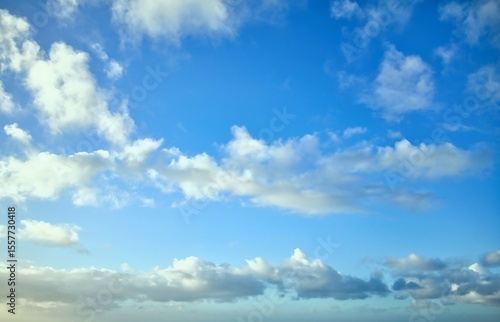 Fototapeta Naklejka Na Ścianę i Meble -  Sky Replacement of Wonderful New Zealand clear and clean Blue Sky with some great cloud formation.