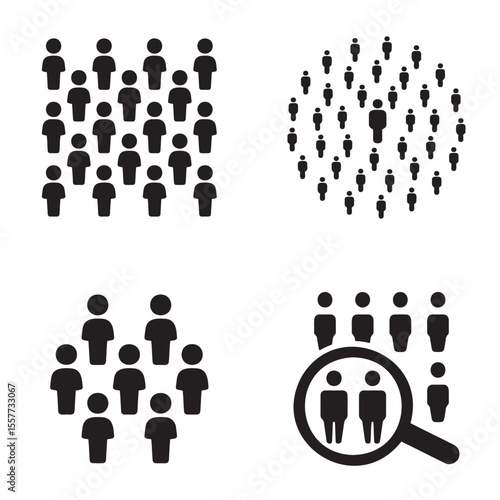Global Unity Population Day Silhouette Design