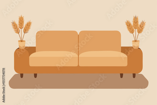 sofa and armchair