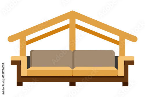 sofa isolated on white