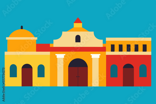 vector illustration of a church