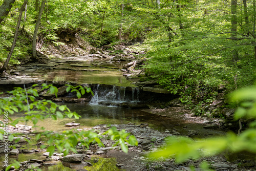 Photography small waterfall