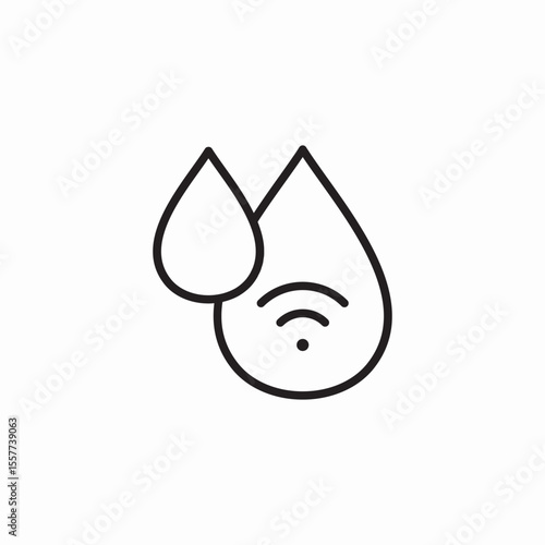 liquid signal icon sign vector