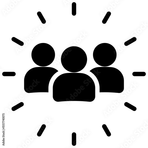 Audience Glyph Icon