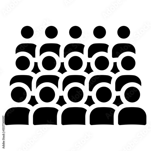 Crowd Glyph Icon
