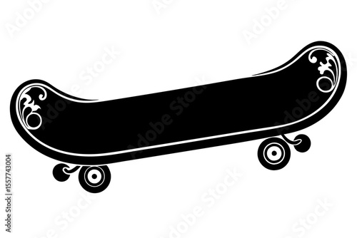 Skateboard Template Vector 