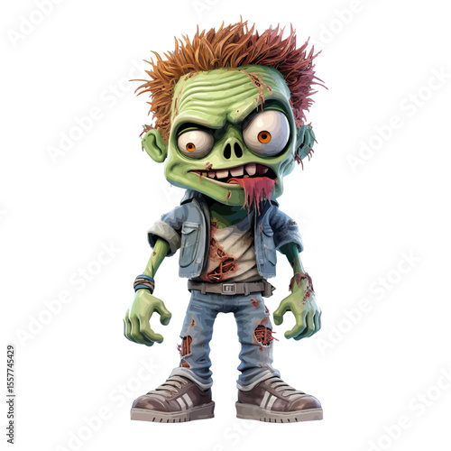 funny cartoon zombie
