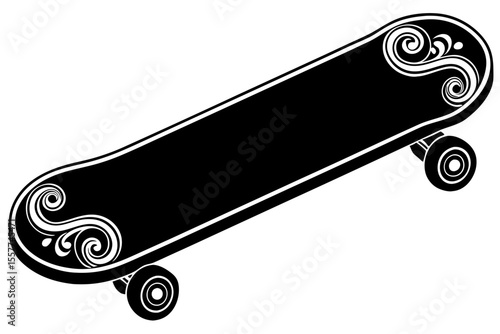 Skateboard Template Vector 