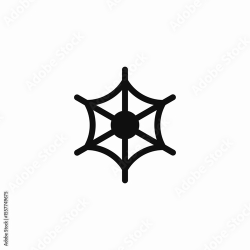 spider web icon sign vector