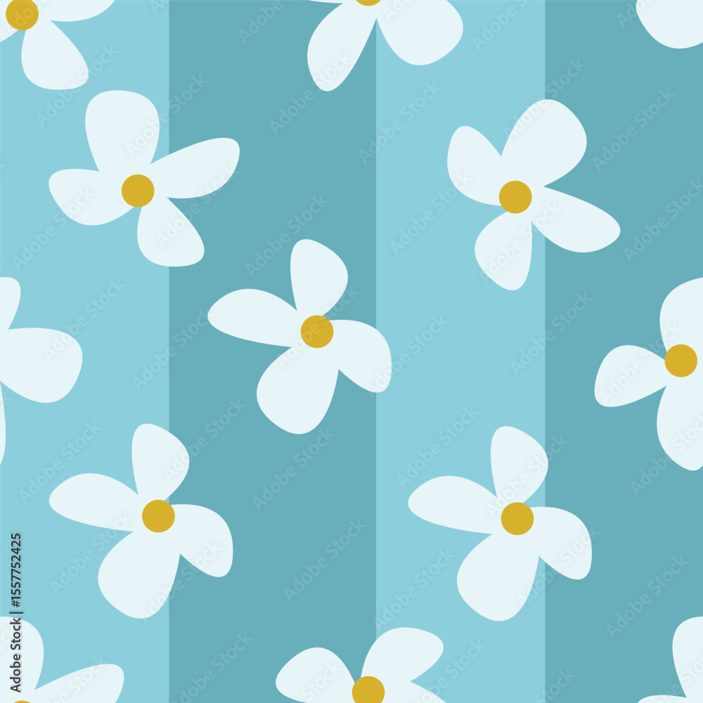 Ditsy Flowers Seamless Pattern. Fashionable print for textiles, wallpaper and packaging.
Ditsy Flowers Seamless Pattern. Fashionable print for textiles, wallpaper and packaging.