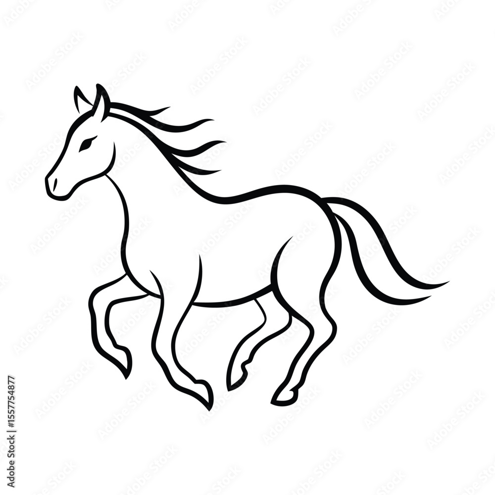 horse vector illustration horse vector illustration
