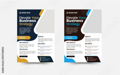 Business Flyer Template, perfect for any personal or corporate use. It’s ideal for any company project.	