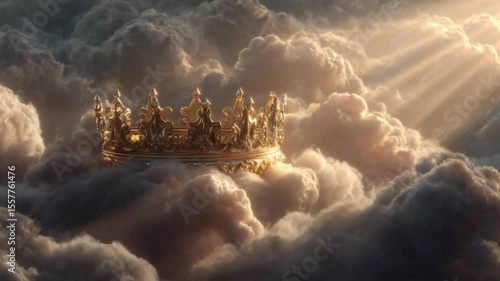 Golden Crown Above Clouds