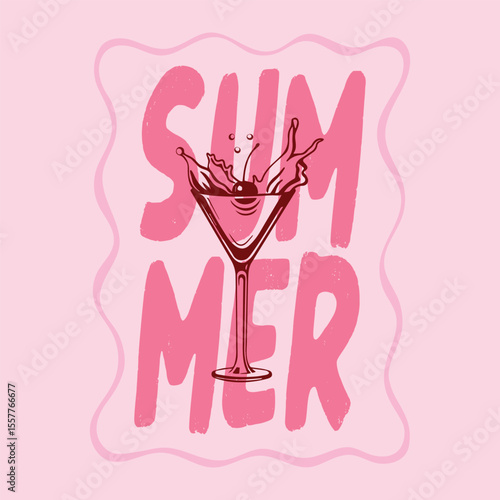 Cherry juice print.fashion graphic prints for cherries fruit, graffiti text print design. women's fashion print artwork. trendy cherry fruit t-shirt design. summer t-shirt design, girl's t-shirt
