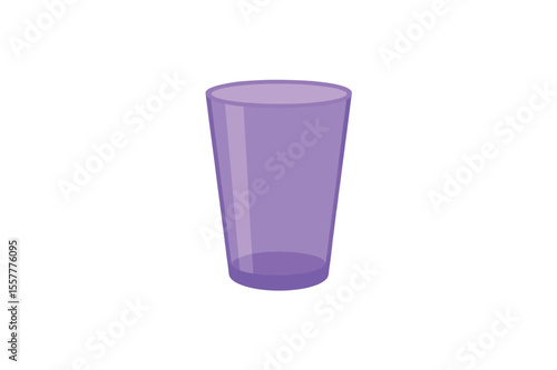 Glass Colo Purple vector on white background.01